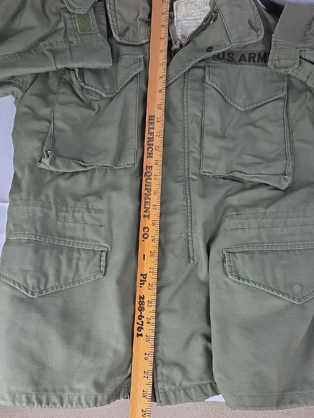 1982...U.S. Army Olive Green M-65 Field Jacket